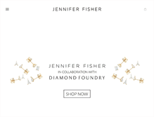 Tablet Screenshot of jenniferfisherjewelry.com